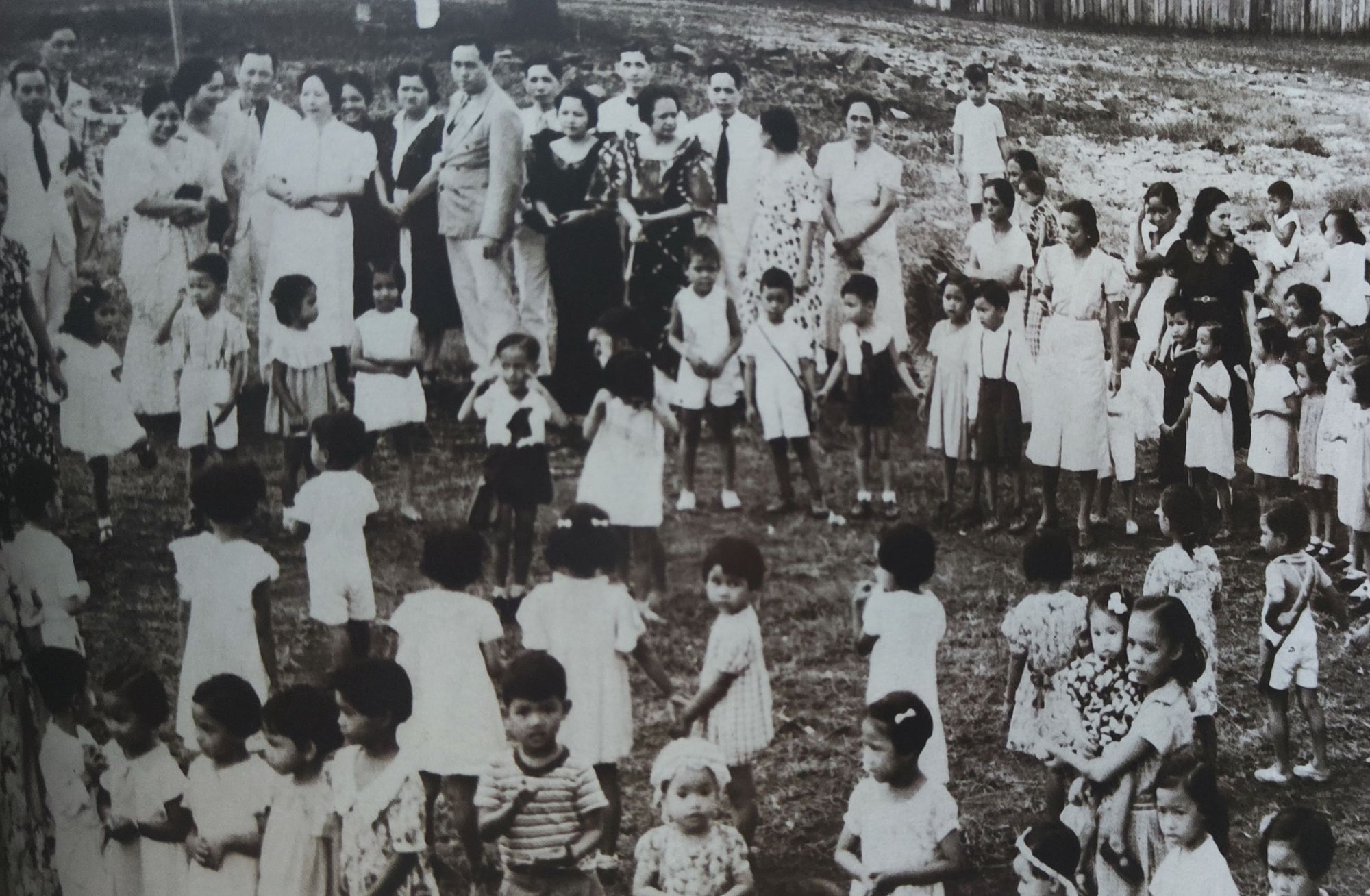 Nursery classes with Doña Aurora Quezon, cabinet members and their spouses (1930s)