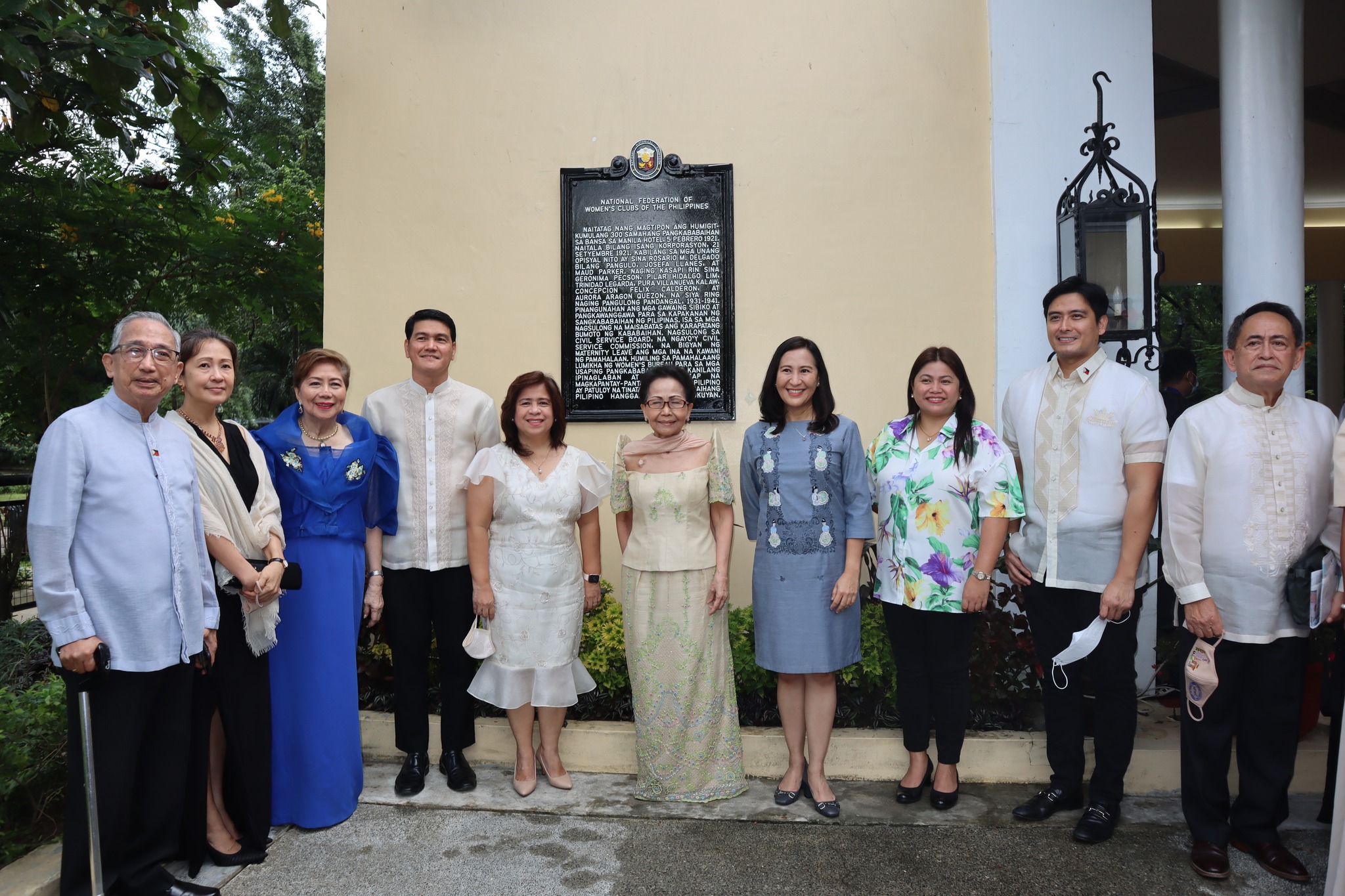 NFWC Philippines Marker Installed in Quezon Memorial